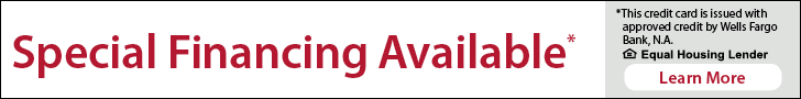 Wells Fargo Financing Available