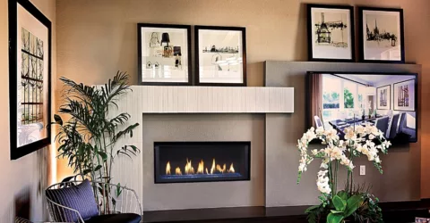 3615 High Output Deluxe Gas Fireplace.