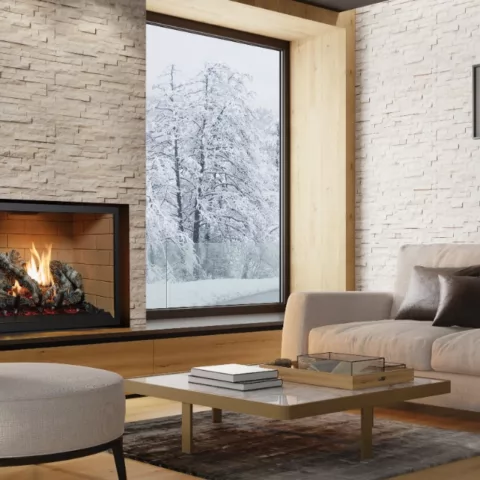 864 TRV 31 Clean Face Deluxe Fireplace.