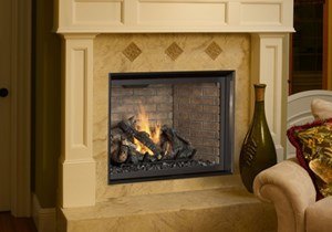 FPX 864 TRV GSR2 Clean Face Fireplace Inser Installed