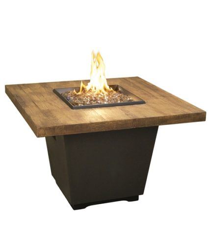 French Barrel Oak Cosmopolitan Square Firetable