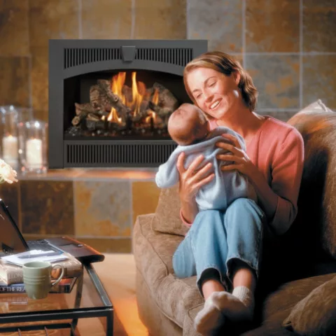 564 High Output Deluxe Fireplace.