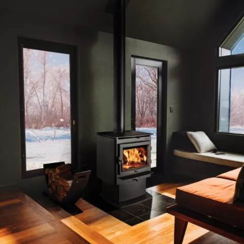 Evergreen NexGen-Fyre Wood Stove.