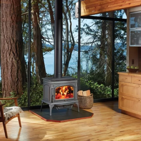 Rockport Hybrid-Fyre Wood Stove.