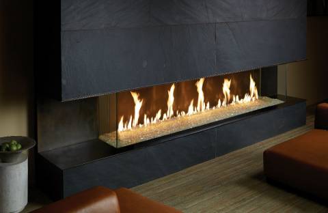 DaVinci Bay Window Linear Gas Fireplace™