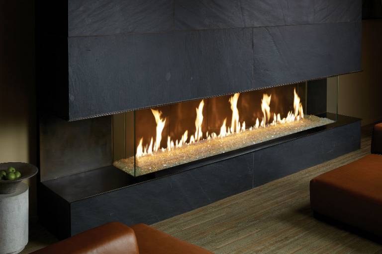 DaVinci Bay Window Linear Gas Fireplace™