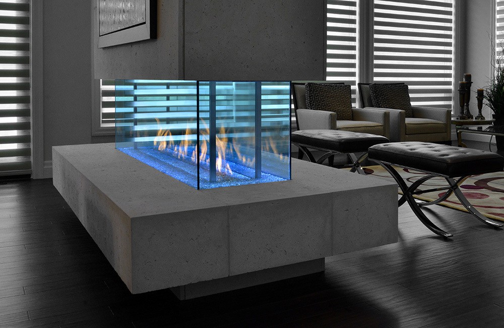 DaVinci Island Linear Gas Fireplace™