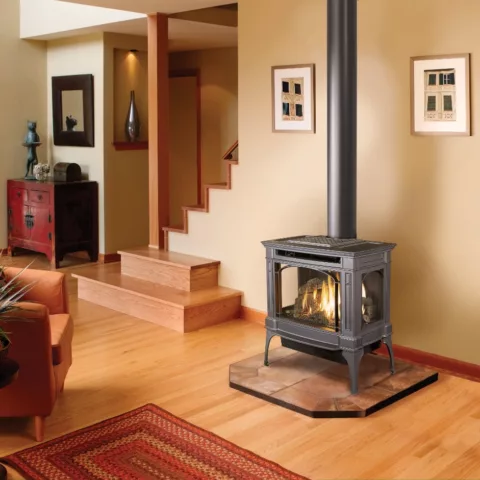 Berkshire Medium-Sized Cast Iron Gas Stove.