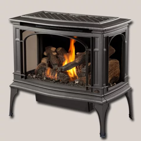Greenfield Large Cast Iron Gas Stove.