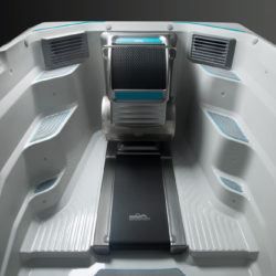 Endless Pools Swim Spas E550 front view.