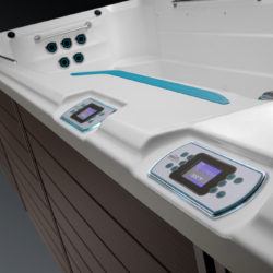 Swimcross X2000 Endless Pool & Spa control panel.