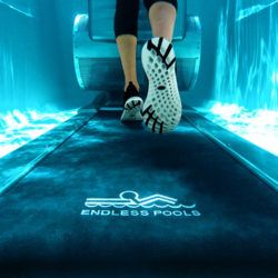Endless Pools Swim Spas E550 underwater treadmill.