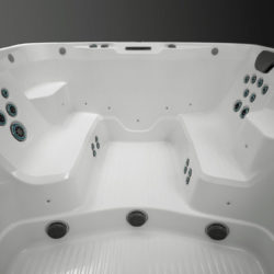 R200 swim spa seating with personal jets