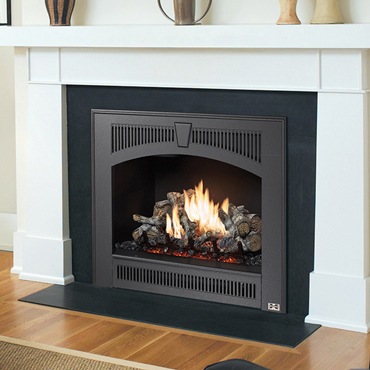 FPX 864 TRV GSR2 Scr Deluxe Fireplace Insert Installed