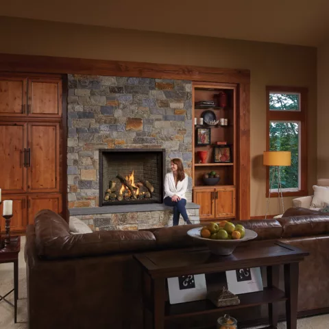 4237 Clean Face Deluxe Fireplace.
