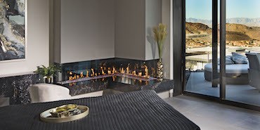 DaVinci “L” Configuration Linear Gas Fireplace™