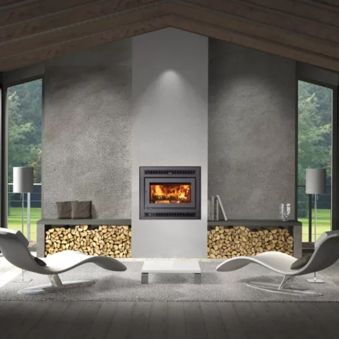 FireplaceX 42 Apex Wood Burning Fireplace.