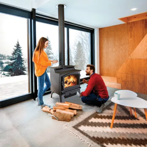 Lopi Endeavor NexGen-Fyre Wood Stove.