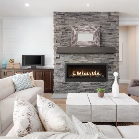 ProBuilder 42 Linear Fireplace.