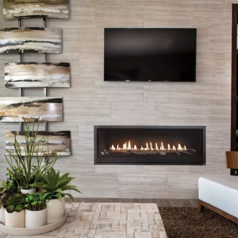 ProBuilder 54 Linear Fireplace.