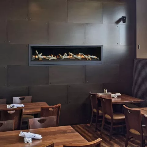 ProBuilder 72 Linear Fireplace