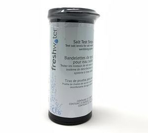 Freshwater salt test strips