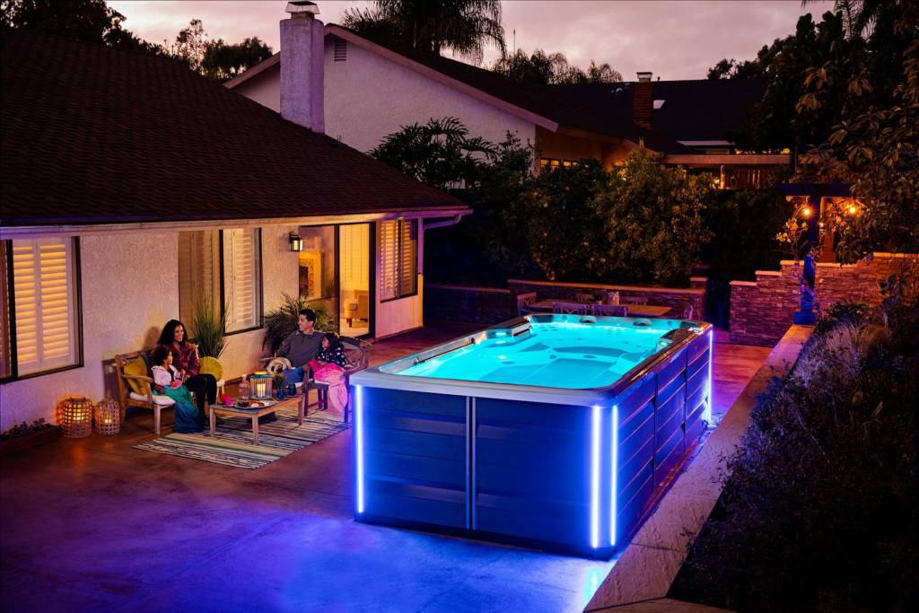 Swim Spas are a great alternative to a pool for small backyards