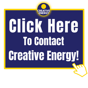 A Large Button with Text that raeds, "Click Here to Contact Creative Energy"