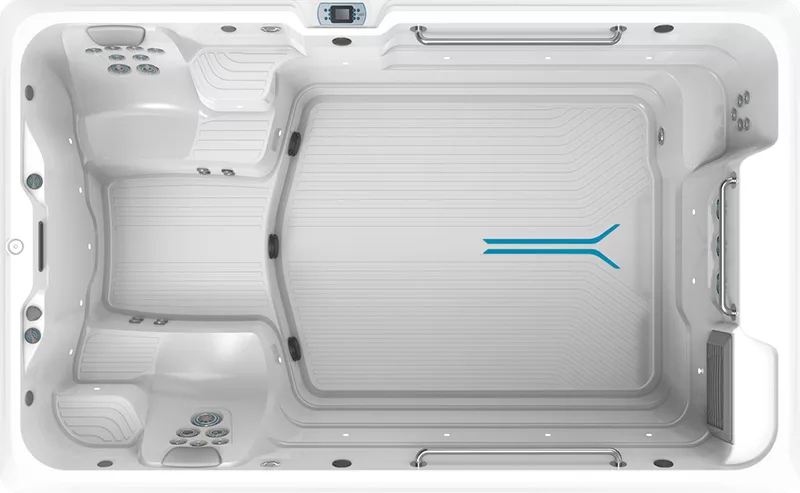 An overhead image of the RECSPORT™ R200 Swim Spa.