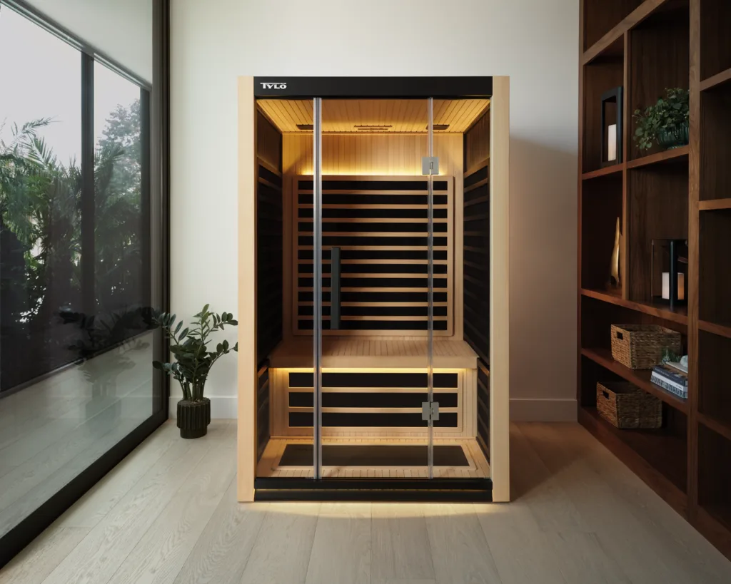A Kiruna indoor infrared sauna by Tylo